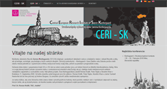 Desktop Screenshot of ceri.sk