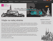 Tablet Screenshot of ceri.sk